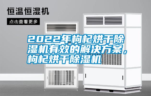 2022年枸杞烘干除濕機有效的解決方案，枸杞烘干除濕機